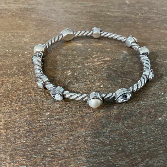 Brighton | Jewelry | Brighton Monte Carlo Hinged Bangle | Poshmark
